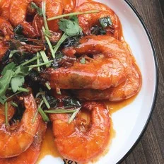 油焖大虾（懒人版）的做法-咸鲜味炒菜谱